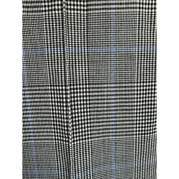 THEORY Cardinal white black glen check wool stretch ankle dress pants 6 NWOT - Picture 3 of 8